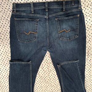 7 for all mankind men’s jeans size 38
